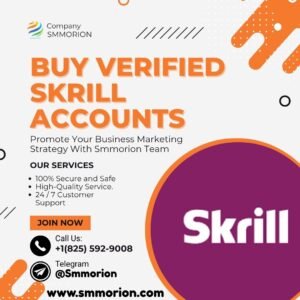 Buy Verified Skrill Accounts – Safe & Instant Access | SMMORION