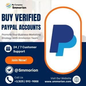 Buy Verified PayPal Accounts – Safe & Ready to Use smmorion